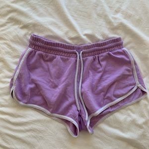 GARAGE Purple Sweat shorts size S